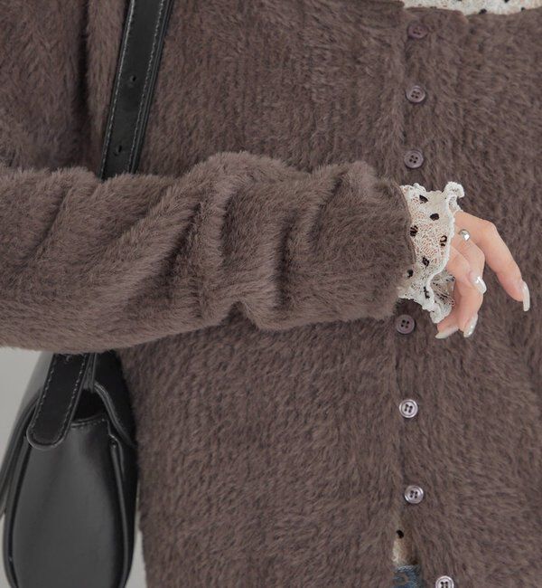  「シャギーリブカーディガン」|Tシャツ・カットソー|