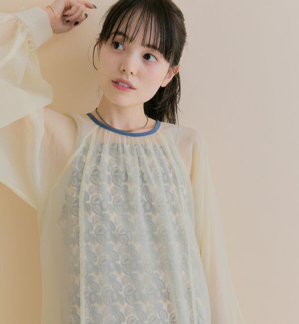  「[森川企画]シアーレイヤード ワンピースSET」|ワンピース|