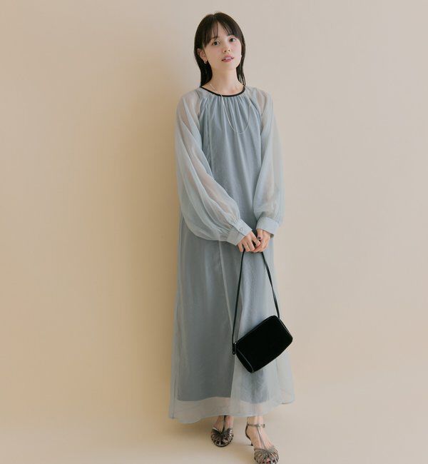  「[森川企画]シアーレイヤード ワンピースSET」|ワンピース|