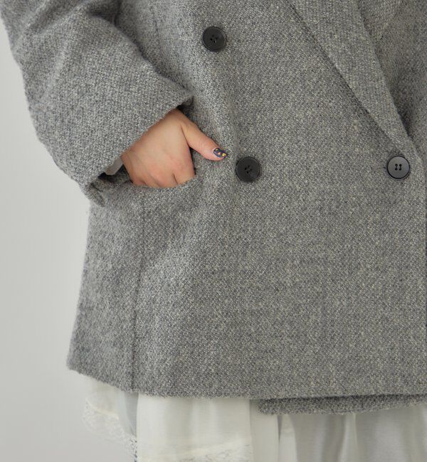  「ツイードBIGジャケット」|テーラードジャケット|