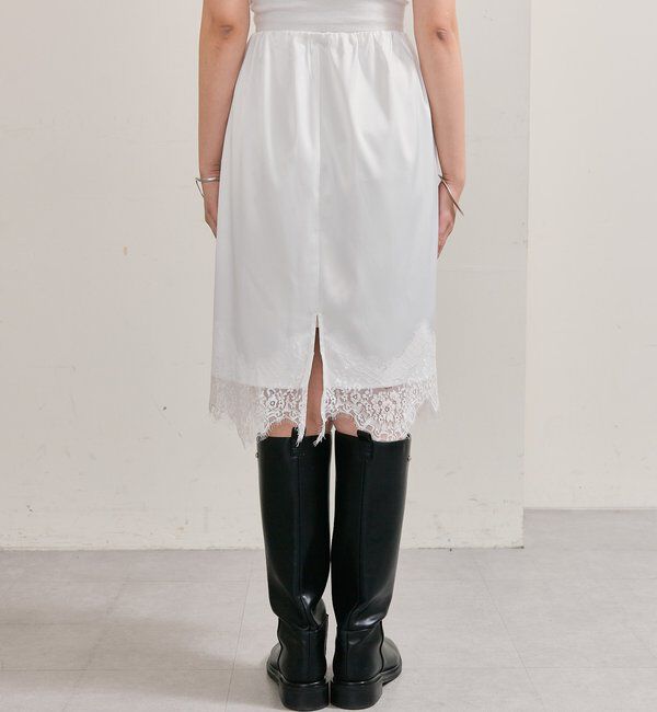  「裾レースマルチスカート」|スカート|