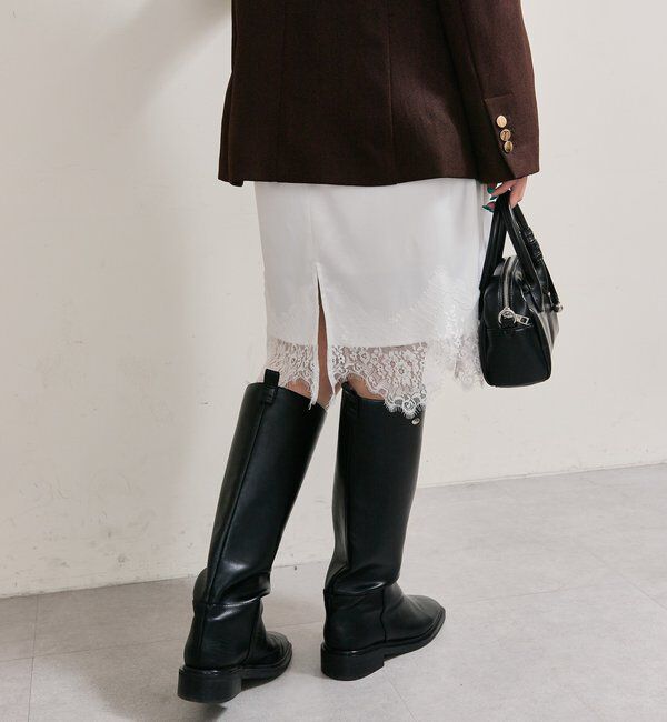  「裾レースマルチスカート」|スカート|