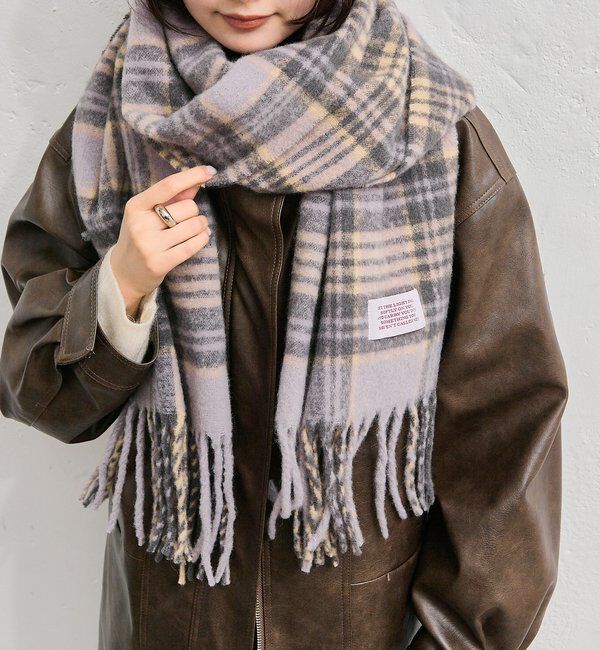  「チェックストール」|マフラー|