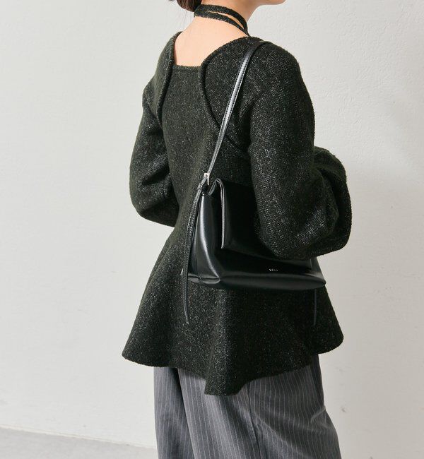  「スクエアネックペプラムニット」|ニット・セーター|