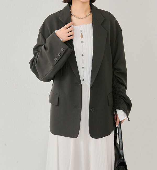  「ドロストスリーブテーラードジャケット」|テーラードジャケット|