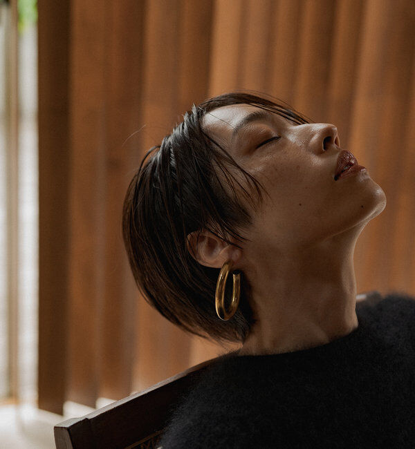  「【GALENA/ガレナ】フープピアス」|ピアス|