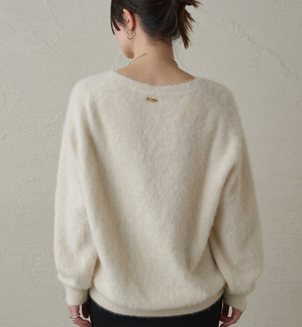  「FURカシミヤVニット」|ニット・セーター|