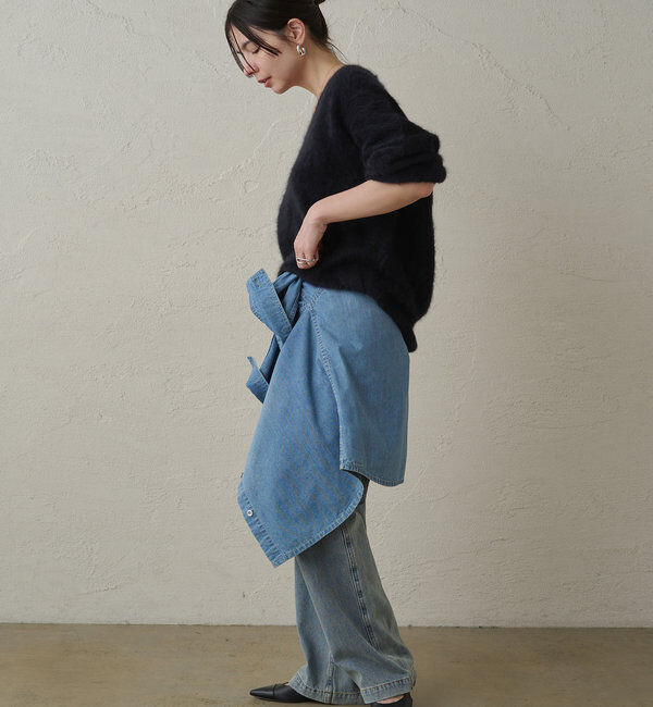  「FURカシミヤVニット」|ニット・セーター|