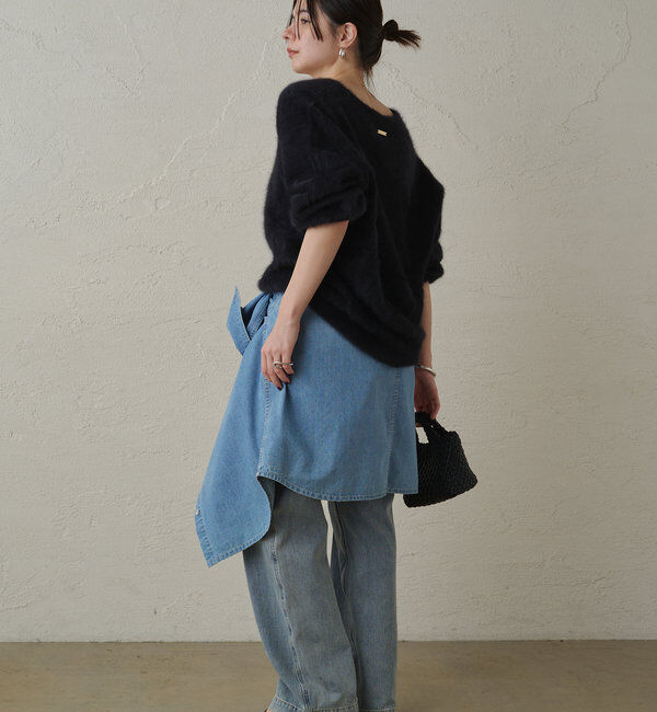  「FURカシミヤVニット」|ニット・セーター|