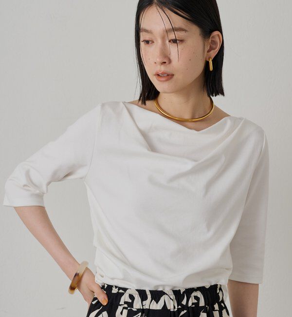  「ドレープカットソー」|Tシャツ・カットソー|