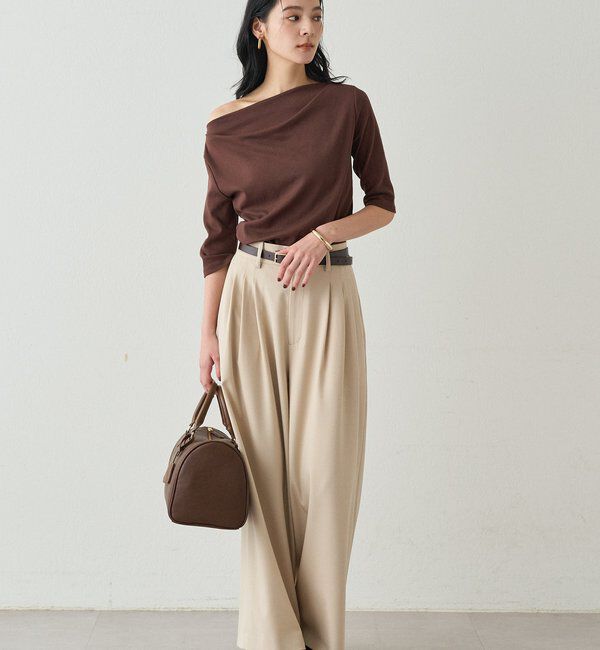  「ドレープカットソー」|Tシャツ・カットソー|