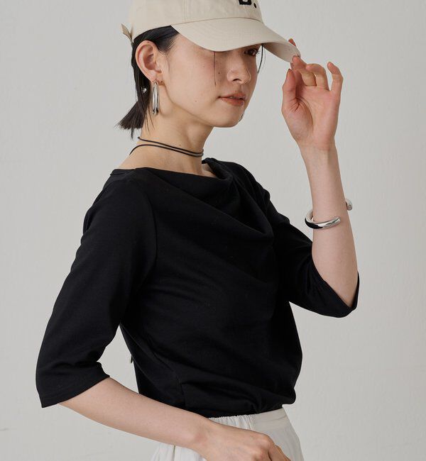  「ドレープカットソー」|Tシャツ・カットソー|