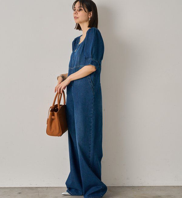  「デニムパフオールインワン」|ワンピース|