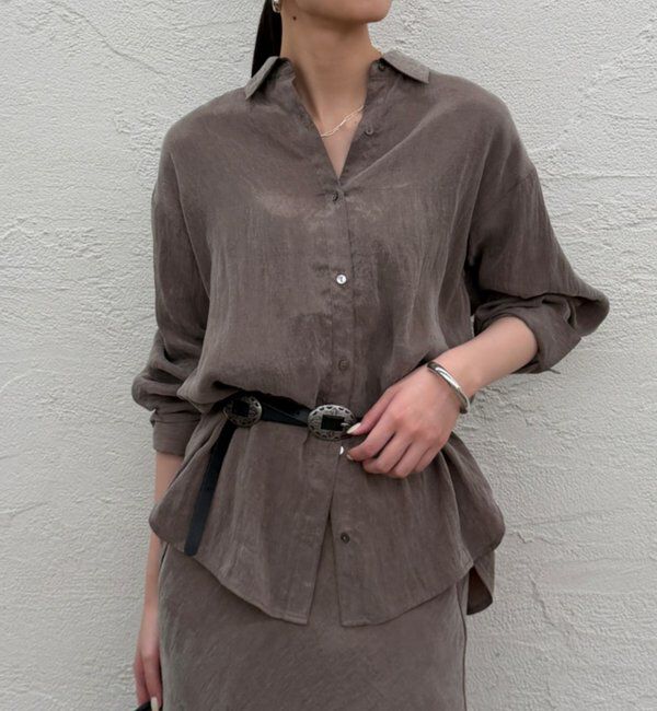  「とろみシャツ」|シャツ・ブラウス|