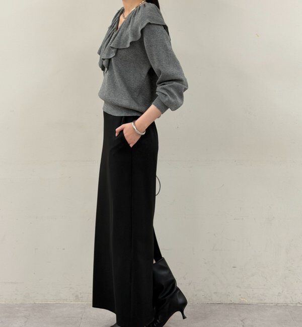  「フリルカラーニット」|ニット・セーター|