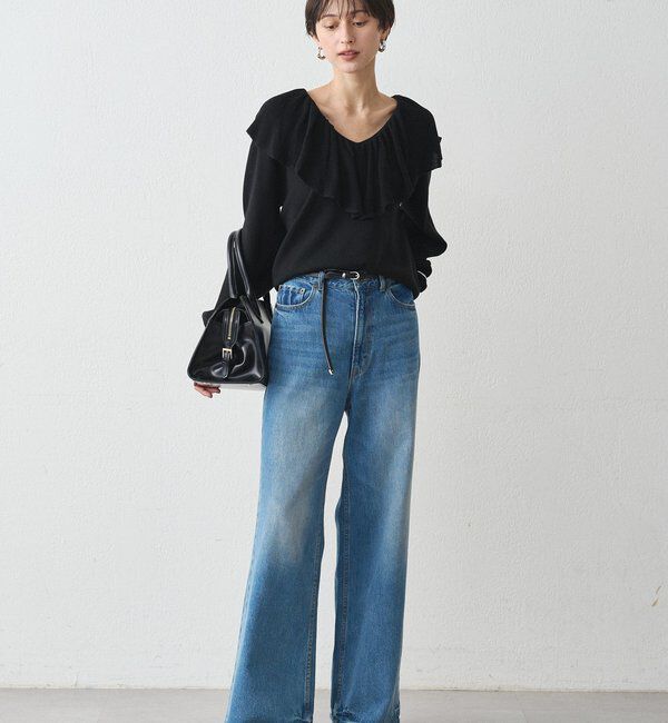  「フリルカラーニット」|ニット・セーター|