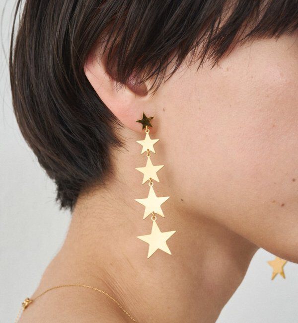  「【GALENA/ガレナ】スウィングスターピアス」|リング|ゴールド