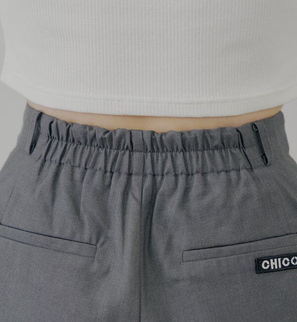  「フロントタックショートパンツ」|チノ|