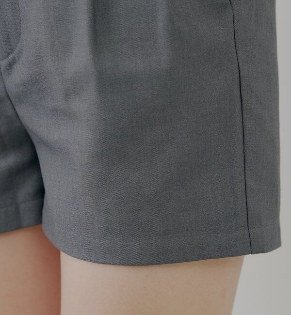  「フロントタックショートパンツ」|チノ|