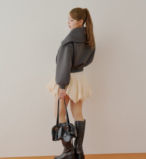  「ハーフジップルーズスウェット」|Tシャツ・カットソー|