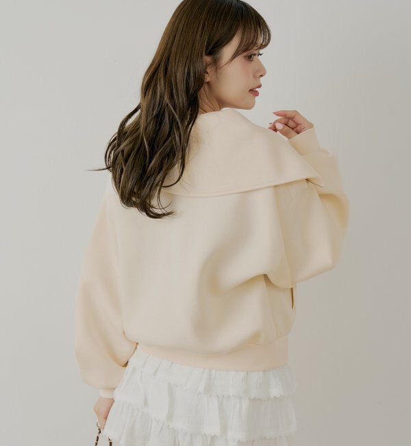  「ハーフジップルーズスウェット」|Tシャツ・カットソー|