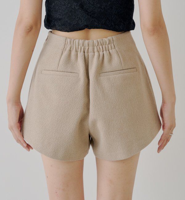  「【2サイズ展開あり】ブローチ付きコンパクトショートパンツ」|チノ|