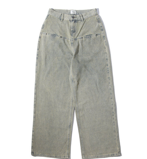  「SLASH POCKET BLAST WIDE DENIM」|デニム|