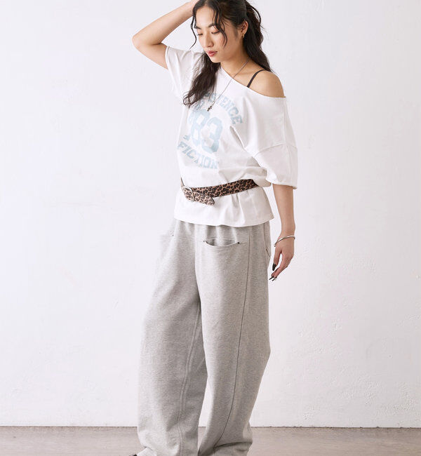  「【新色追加】エリオットオフショルTEE」|Tシャツ・カットソー|