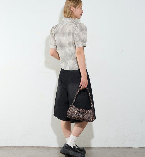  「パフスリーブギャザーブラウス」|シャツ・ブラウス|