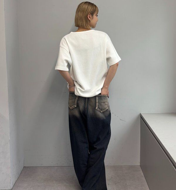  「【Sourcream/サワークリーム】ワッフルヘンリーネックTEE / 2サイズ」|Tシャツ・カットソー|