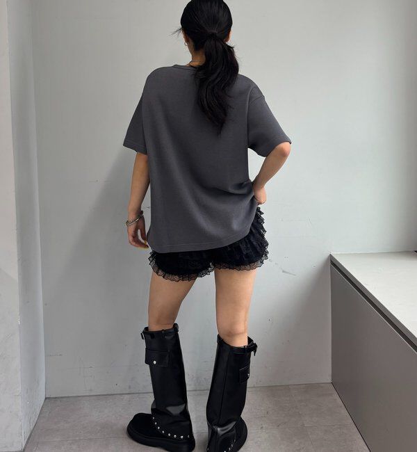  「【Sourcream/サワークリーム】ワッフルヘンリーネックTEE / 2サイズ」|Tシャツ・カットソー|