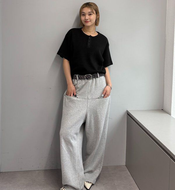  「【Sourcream/サワークリーム】ワッフルヘンリーネックTEE / 2サイズ」|Tシャツ・カットソー|