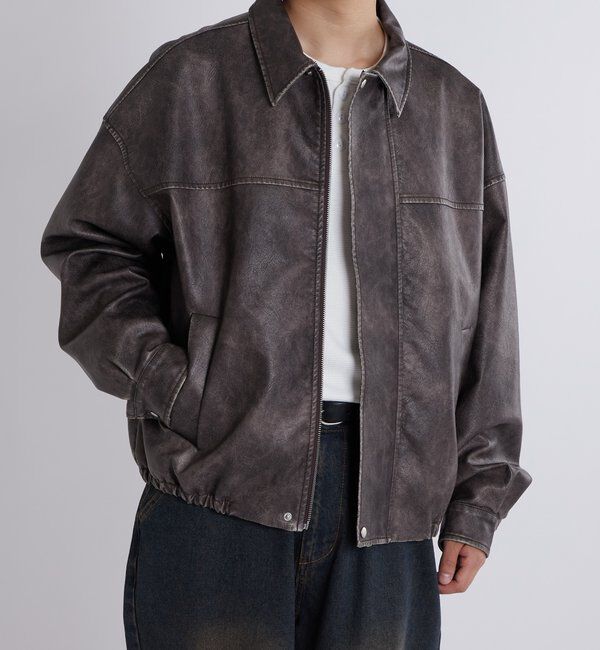  「VINTAGE-LIKE SOUTIEN COLLAR BLOUSON」|ブルゾン・スタジャン|