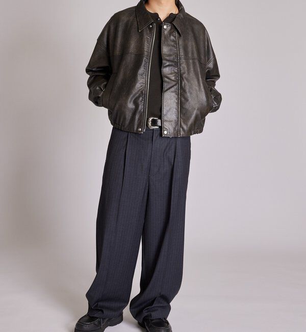  「VINTAGE-LIKE SOUTIEN COLLAR BLOUSON」|ブルゾン・スタジャン|