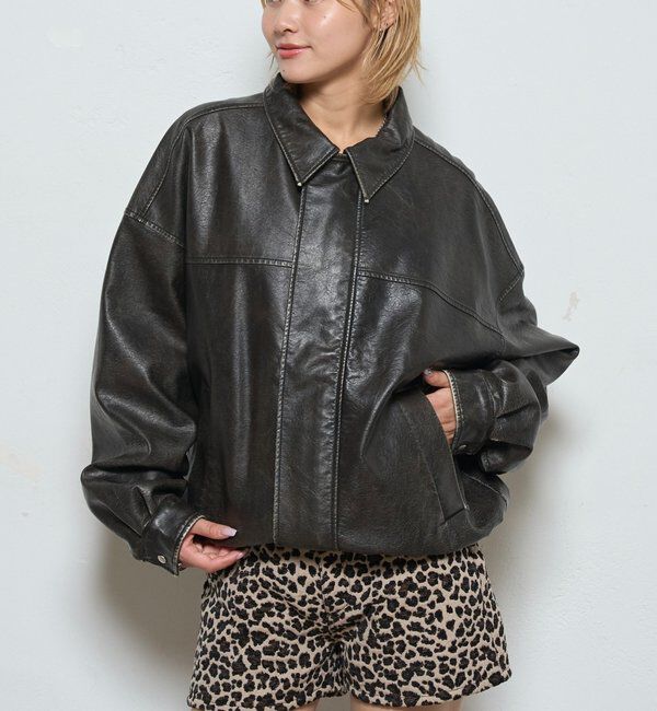  「VINTAGE-LIKE SOUTIEN COLLAR BLOUSON」|ブルゾン・スタジャン|