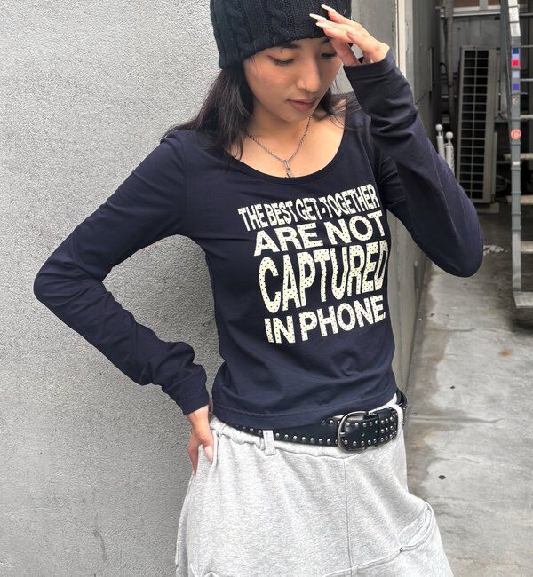  「【WEB限定】MESSAGE TOPS」|Tシャツ・カットソー|