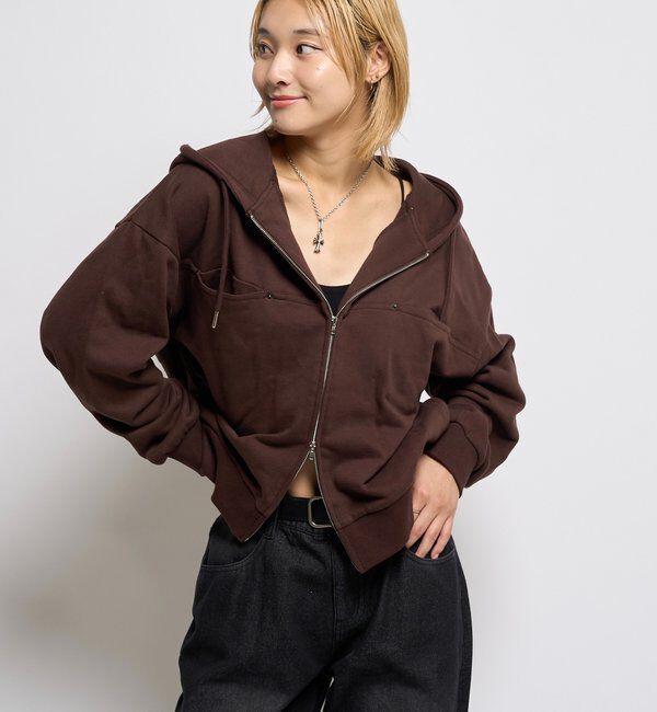  「SLASH POCKET HOODIE」|パーカー|