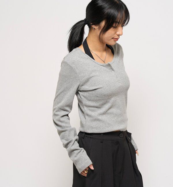  「RING DOT L/S TOPS」|Tシャツ・カットソー|