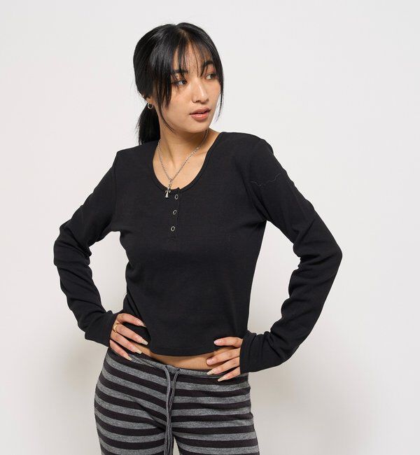  「RING DOT L/S TOPS」|Tシャツ・カットソー|