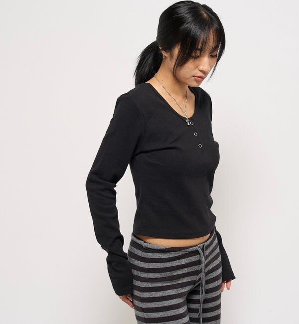  「RING DOT L/S TOPS」|Tシャツ・カットソー|