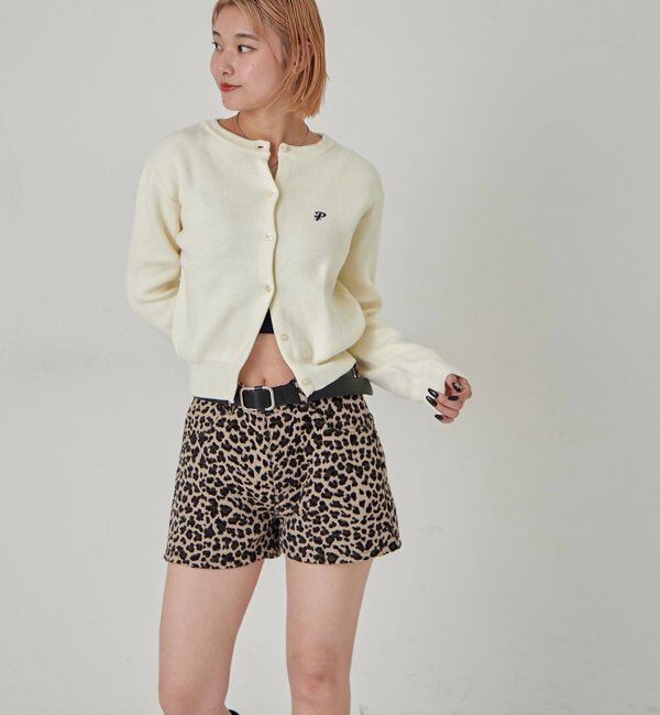  「ONE-POINT CREW CARDIGAN」|カーディガン|