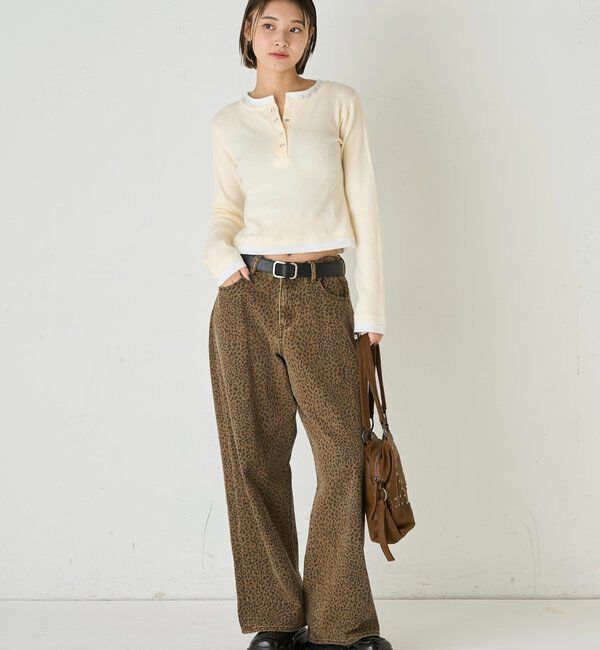  「LAYERED HENLEY KINT」|ニット・セーター|