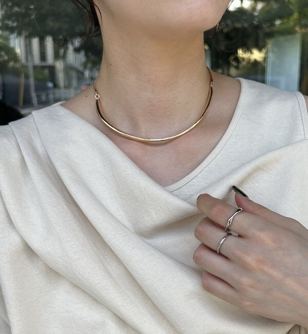  「【ベストセラー】〈GOLDY/ゴールディ〉スライドカービーネックレス」|リング|