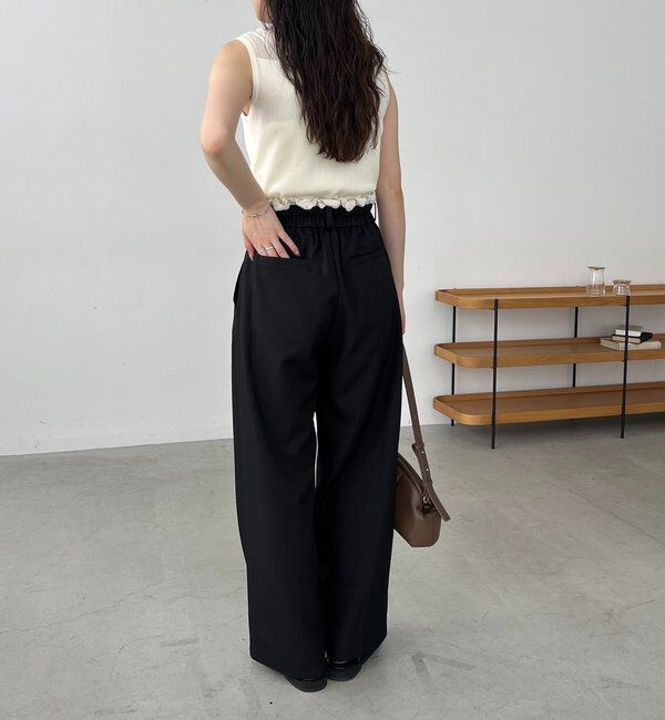  「フリルウエストパンツ」|チノ|