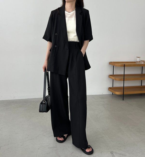  「フリルウエストパンツ」|チノ|