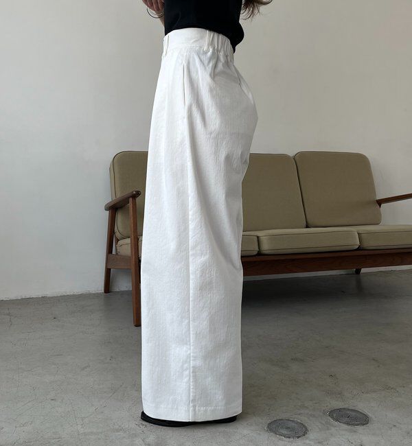  「【選べる4サイズ展開】2タックコットンパンツ」|チノ|