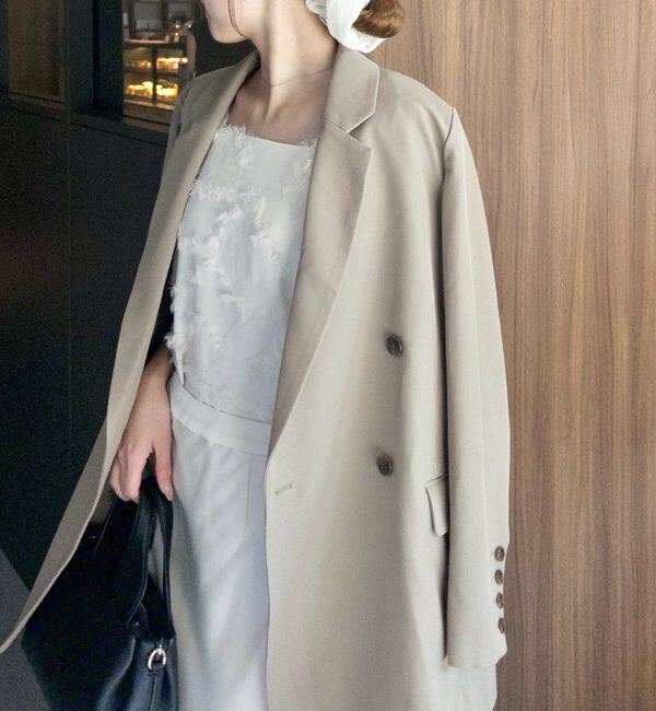  「【全骨格細見え◎】Wテーラージャケット」|テーラードジャケット|