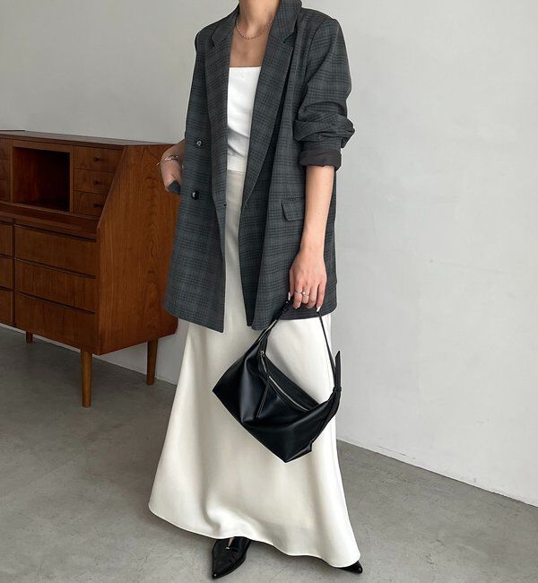  「【全骨格細見え◎】Wテーラージャケット」|テーラードジャケット|