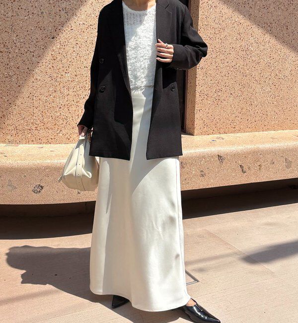  「【全骨格細見え◎】Wテーラージャケット」|テーラードジャケット|