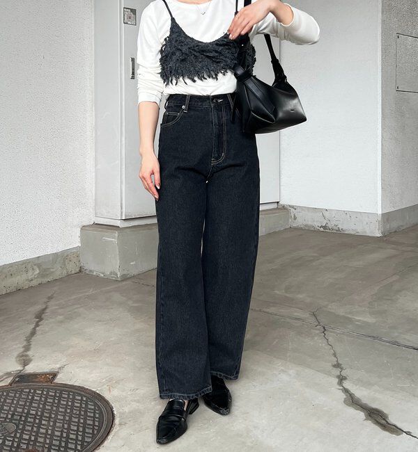  「【新色/人気アイテムがアップグレード】13ozハイウエストストレートデニム」|デニム|